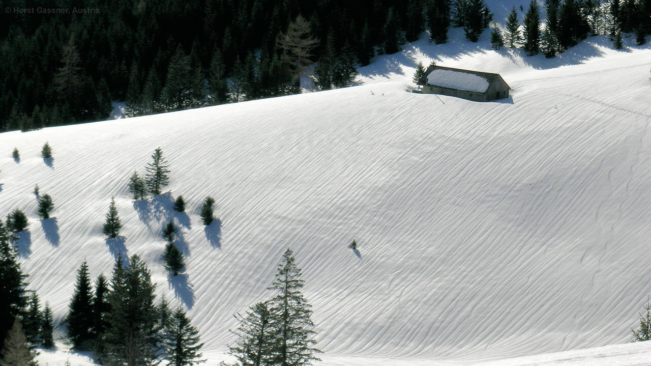 Ein Paradies für Schneeschuhe
