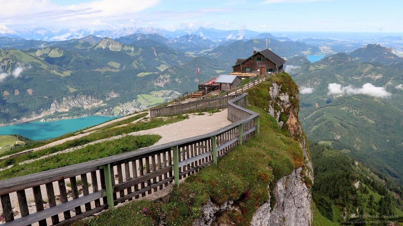 Wohl eines der bekanntesten Motive vom Schafberg, dem schönsten Fotospot im Salzburger Land.