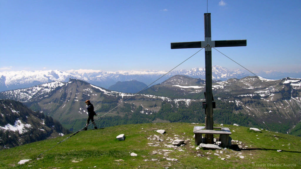 Am Gipfel des Hohen Zinken
