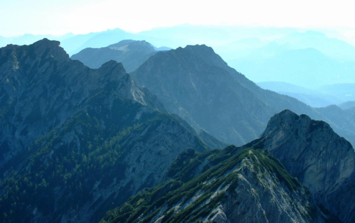 Wanderung Rinnkogel - Ausblick am Gipfel