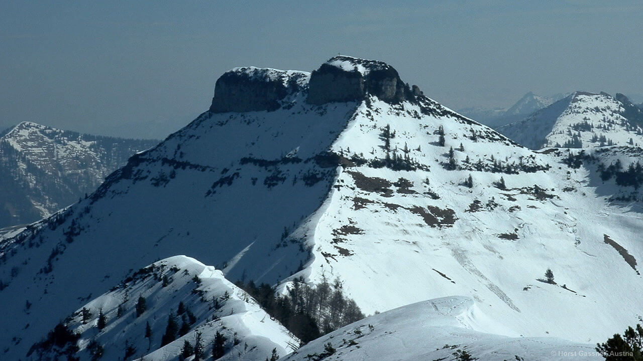 Blick zum Schmittenstein vom Gipfel des Schlenken