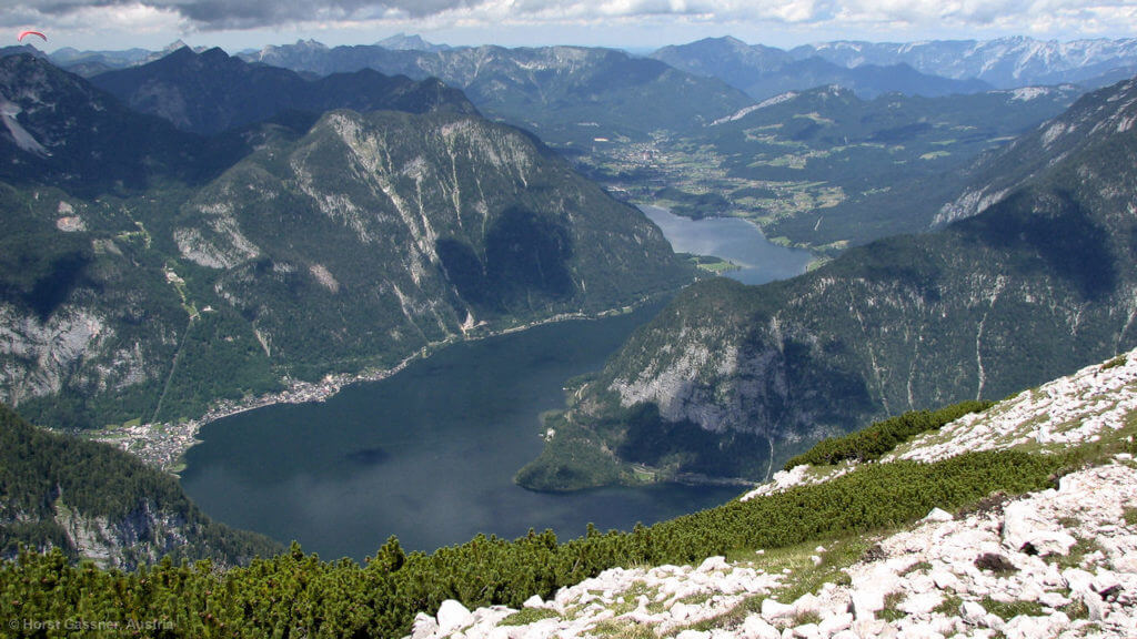 Der Hallstättersee von oben (Dachstein / Krippenstein)