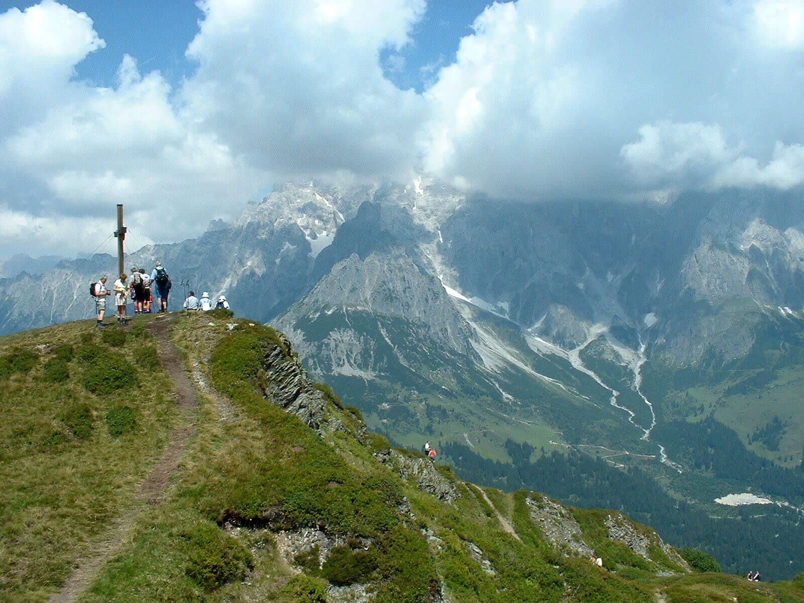 Schneeberg, Blick zum Gipfel