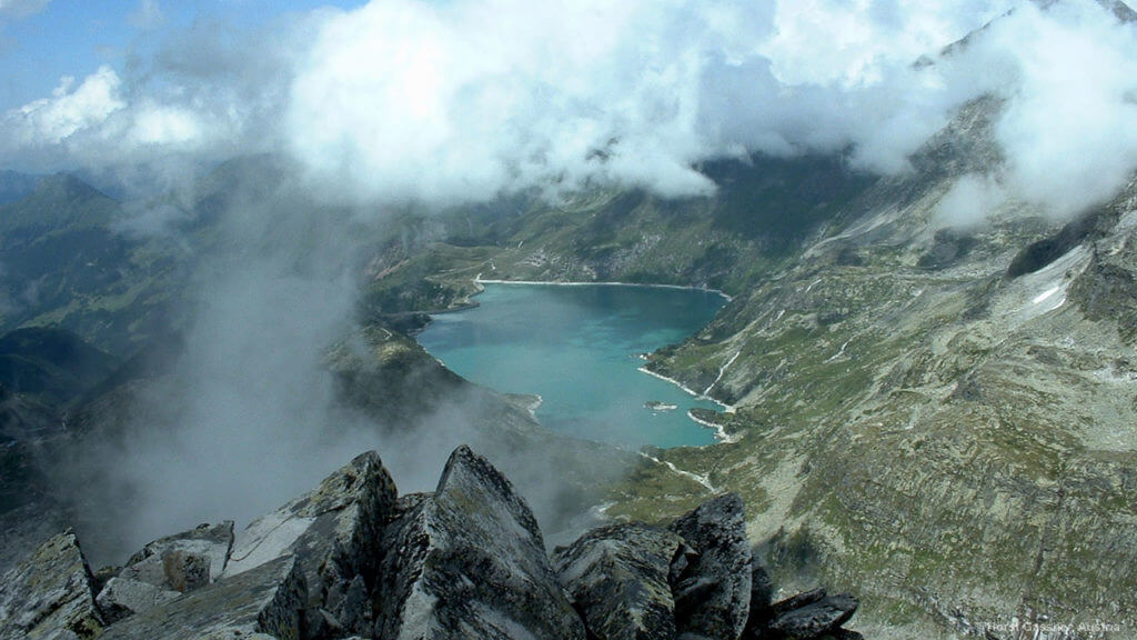 Medelzkopf in der Weißsee Gletscherwelt - Grandioser Blick vom Gipfel über den Weißsee