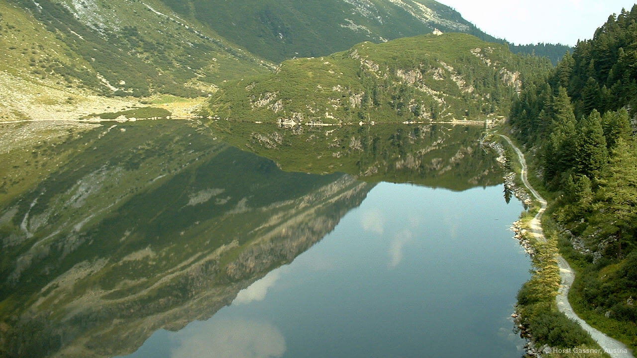 Der Grünsee an der Mittelstation