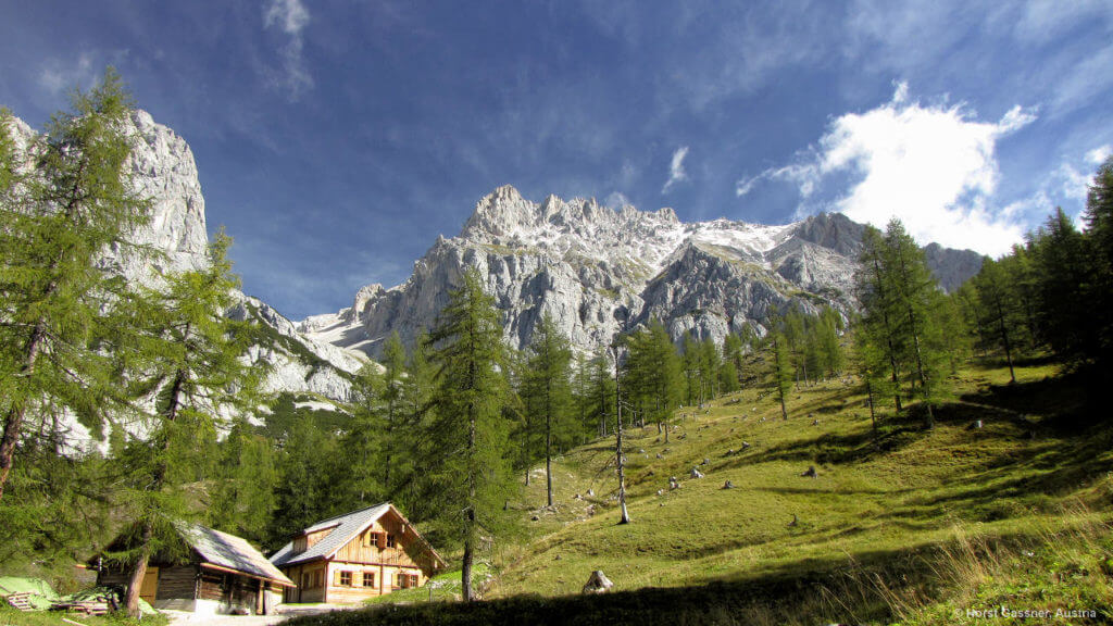 Ramsau, Dachstein - Farbe ohne Nachbearbeitung