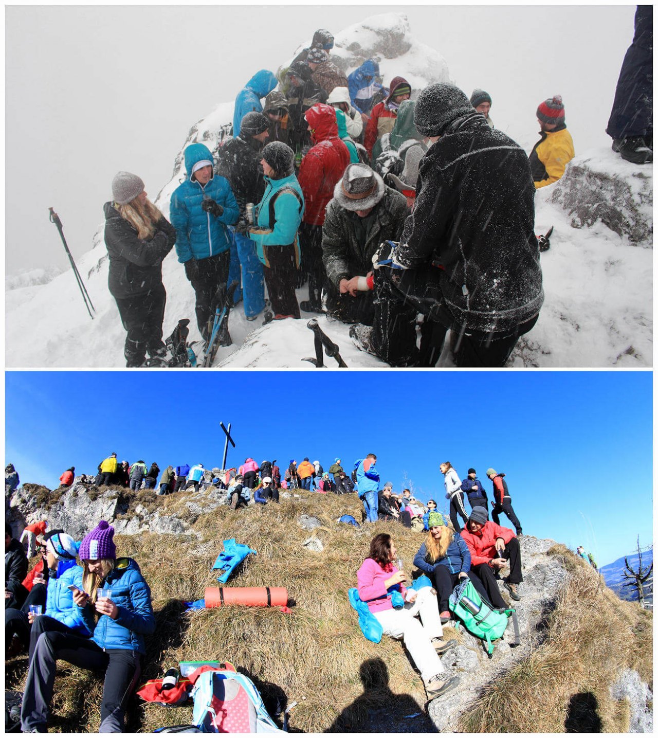 Der Nockstein - Silvester 2014 vs. Silvester 2015 Der Nockstein - Silvester 2014 vs. Silvester 2015