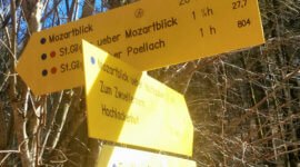 Mozartblick Schild an der Ellmaustraße Mozartblick Schild an der Ellmaustraße