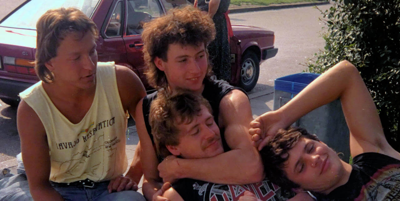 Horst mit Freunden um 1985 Horst mit Freunden um 1985