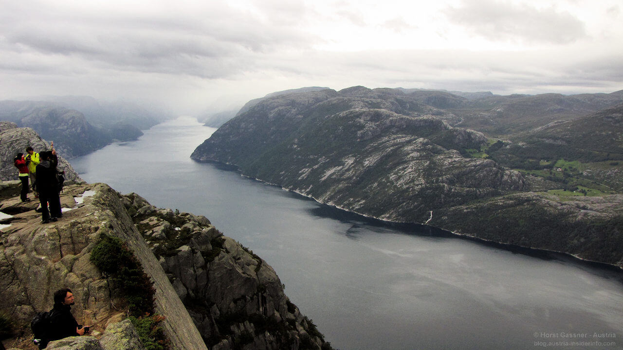 Preikestolen am Lysefjord Preikestolen am Lysefjord