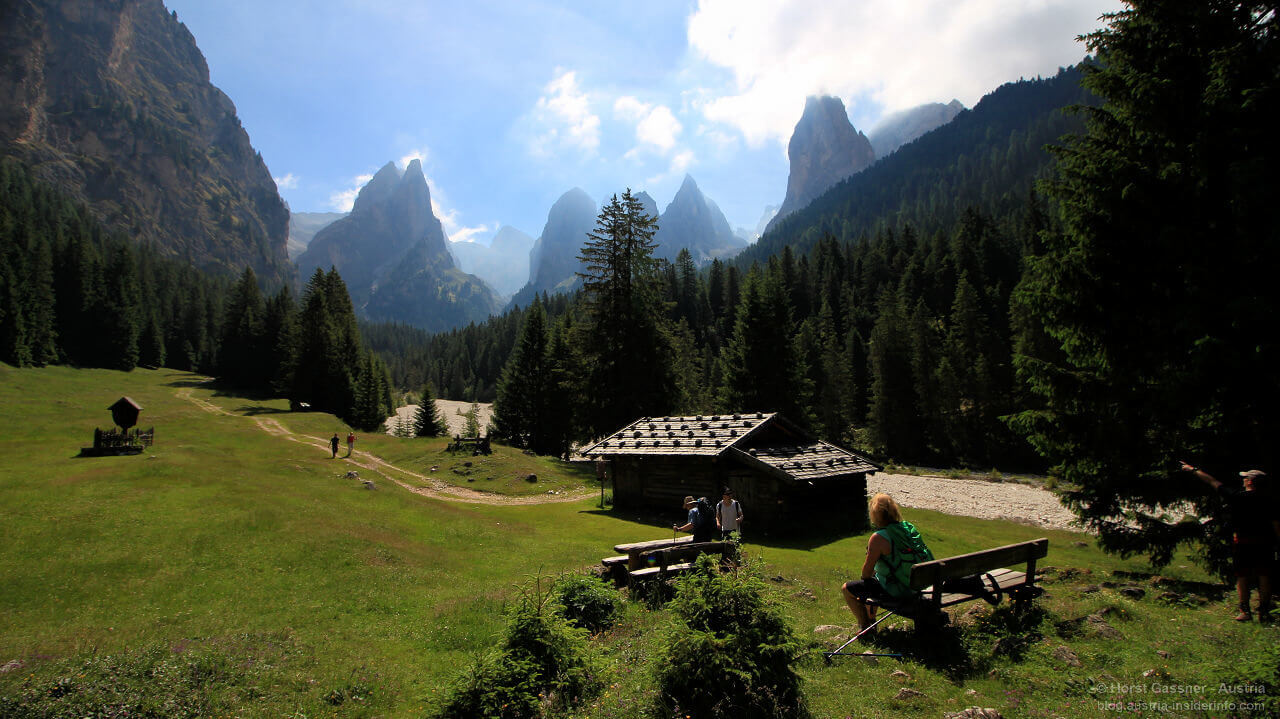 Auf dem Weg zur Grasleitnhütte