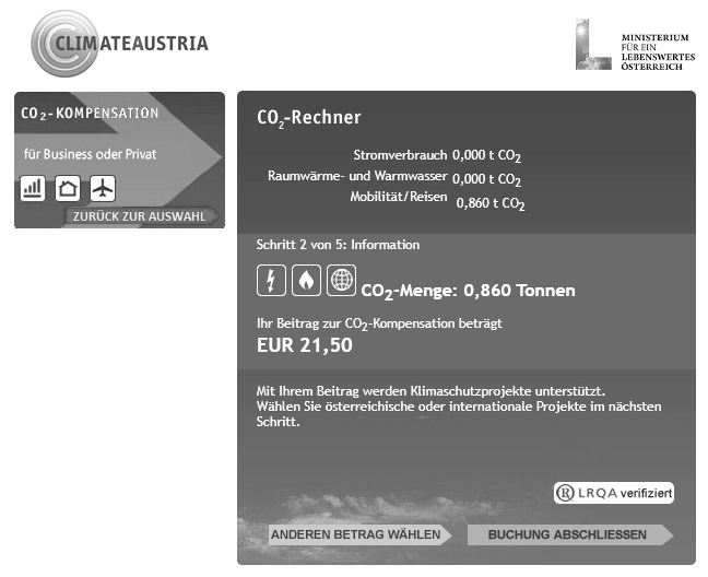 CO2 Kompensation Climate Austria