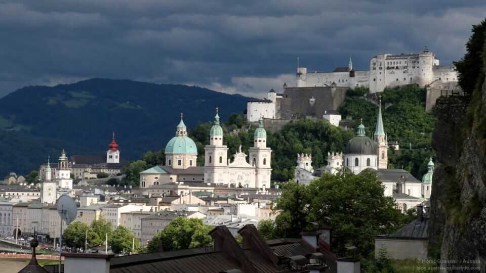 Eine der Top-Sehenswürdigkeiten in Salzburg - die Festung Hohensalzburg