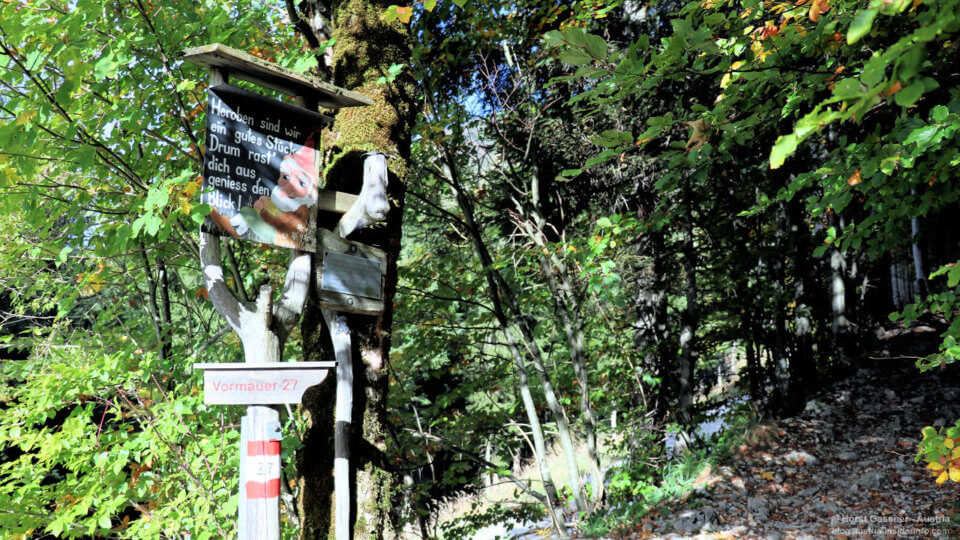 Wanderung auf den Vormauerstein - der Zwergerlweg als Motivation für Kinder