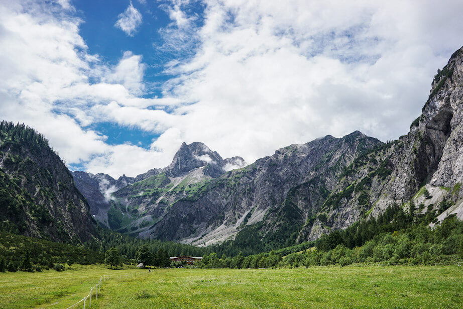 Adlerweg Etappe 8 - auf dem Weg zur Lamsenjochhütte