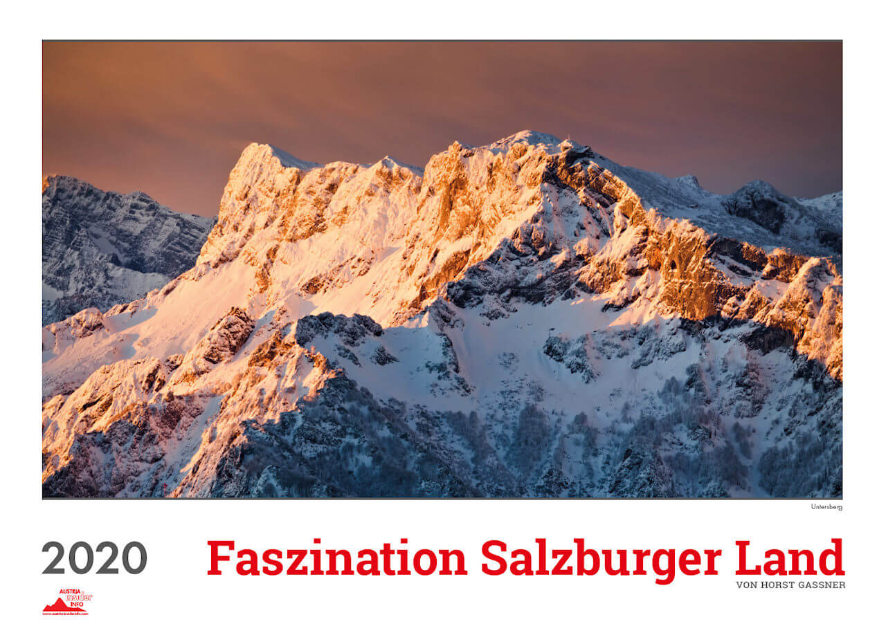 Wandkalender Faszination Salzburger Land