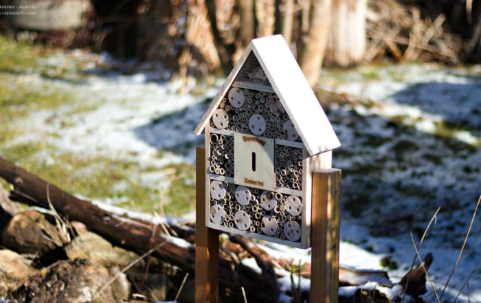 Nisthilfe - den Wildbienen zuliebe (Insektenhotel)