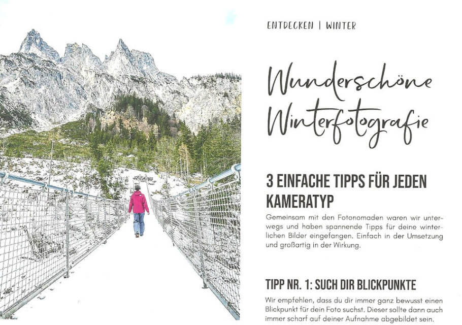 Weltnah Magazin - das Layout