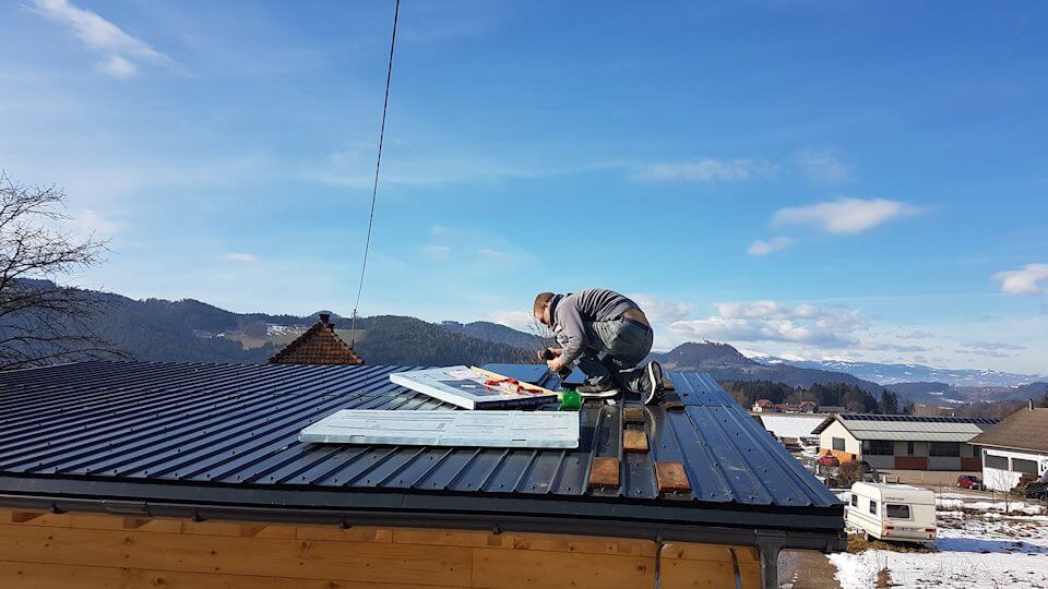 Solaranlage zur Stromversorgung