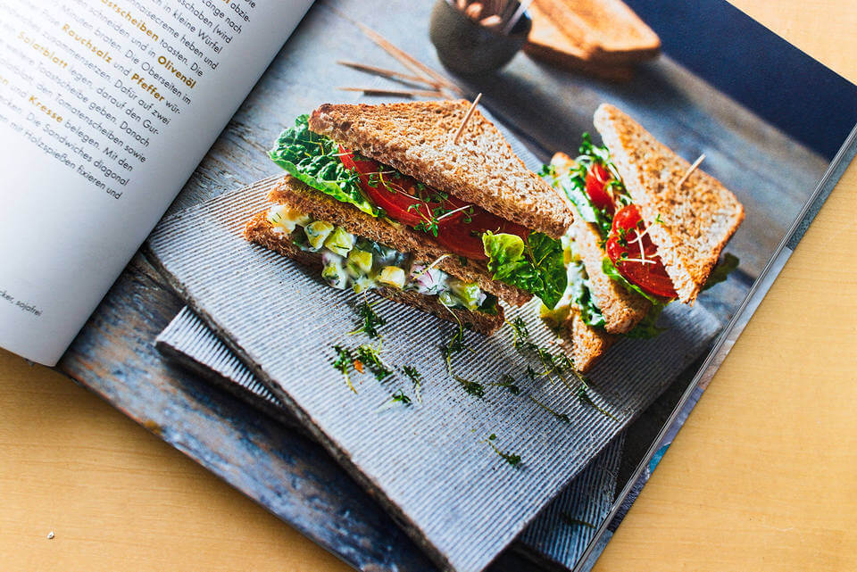 Clubsandwich - aus dem Buch Krass lecker - Vegan