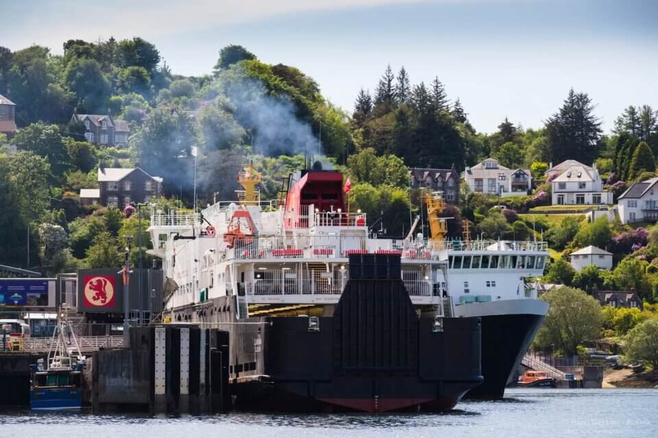 Oban Hafen - Stinker. Zu viele Schiffe im Hafen.