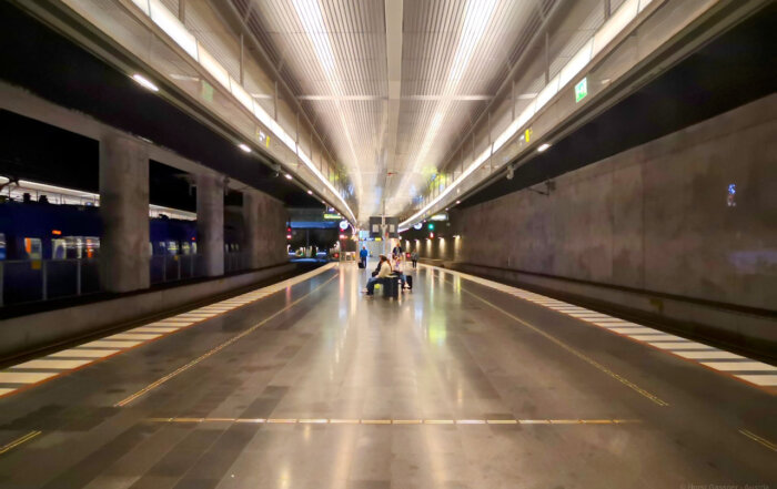 Urlaub mit dem Zug in Europa - Bahnhof in Malmö